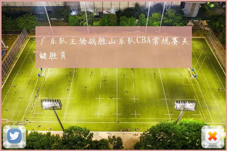 广东队主场战胜山东队CBA常规赛关键胜负